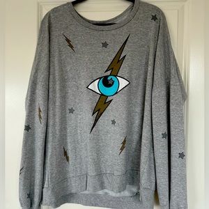 Lauren Moshi Electric Eye Top/Sweatshirt